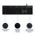 Logitech G512 Carbon Gaming Μηχανικό Πληκτρολόγιο με GX Blue διακόπτες και RGB φωτισμό (Αγγλικό US)