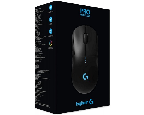 Logitech G Pro Wireless Ασύρματο RGB Gaming Ποντίκι 16000 DPI Μαύρο