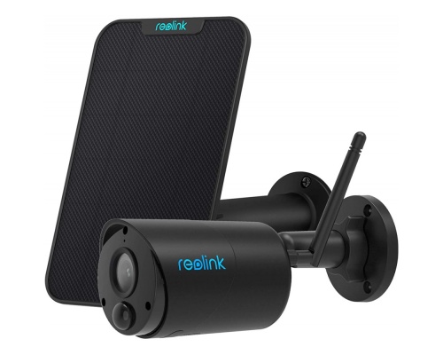 Reolink KIT Argus Eco + Solar panel Wifi αυτόνομη κάμερα χωρίς χρήση καλωδίων Black