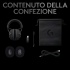 Logitech G Pro X Ασύρματο Over Ear Gaming Headset με σύνδεση USB