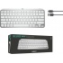 Logitech MX Keys Mini Ασύρματο Bluetooth Πληκτρολόγιο Αγγλικό US Ασημί