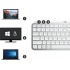 Logitech MX Keys Mini Ασύρματο Bluetooth Πληκτρολόγιο Αγγλικό US Ασημί