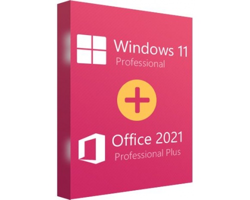 Microsoft Windows 11 Professional + Office 2021 Pro Plus 1 Licence Multi-Language σε Ηλεκτρονική άδεια