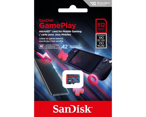 SanDisk GamePlay 512GB MicroSD Card