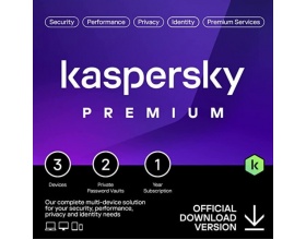 Kaspersky Premium (Ηλεκτρονική Άδεια) 3 Συσκευές 1 Χρόνος