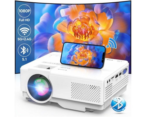 AKATUO ‎XR31 WiFi Bluetooth Projector Full HD 1080P