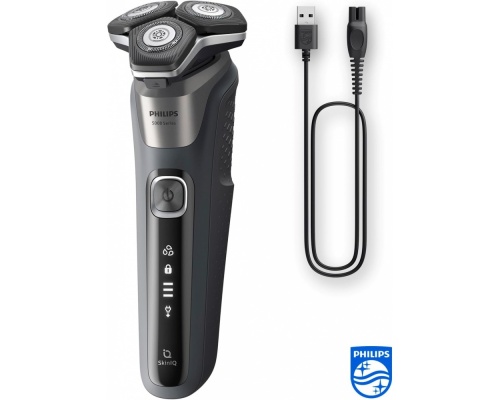 Philips Shaver Serie 5000 S58871 Ξυριστική Μηχανή Προσώπου Επαναφορτιζόμενη