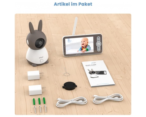 ieGeek Baby Monitor ‎Baby 1T 2K 5"