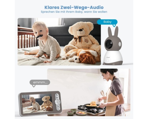 ieGeek Baby Monitor ‎Baby 1T 2K 5"