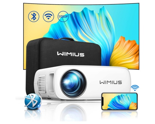 WiMiUS S26 20000 Lumens 5G WiFi Bluetooth 1080P Full HD Projector 4K 