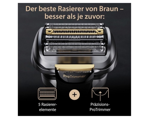 Braun Series 9 Pro 9527s  Ξυριστική Μηχανή Προσώπου Επαναφορτιζόμενη