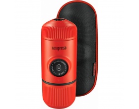 Wacaco Nanopresso Φορητή Μηχανή Καφέ για Camping με Θήκη Κόκκινο