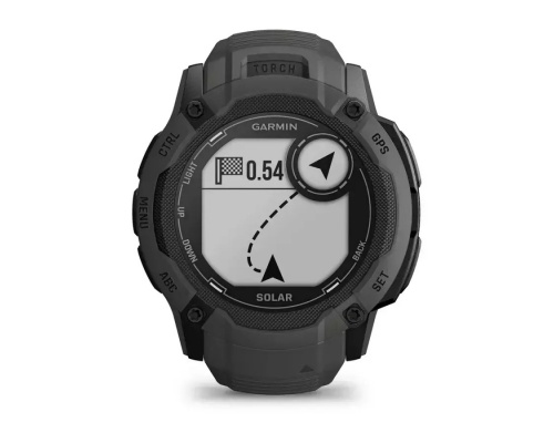 Garmin Instinct 2X Solar 50mm Αδιάβροχο Smartwatch με Παλμογράφο (Graphite)