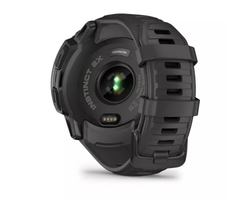 Garmin Instinct 2X Solar 50mm Αδιάβροχο Smartwatch με Παλμογράφο (Graphite)