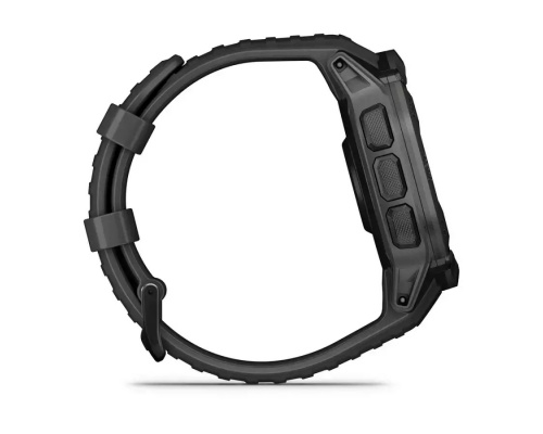 Garmin Instinct 2X Solar 50mm Αδιάβροχο Smartwatch με Παλμογράφο (Graphite)