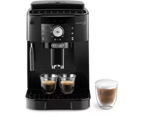 Delonghi Magnifica S ECAM11.112.B Αυτόματη Μηχανή Espresso 1450W Πίεσης 15bar με Μύλο Άλεσης Μαύρη