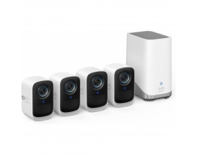 Eufy eufyCam 3C S300, 4K Ultra HD, BionicMind, Nightvision, Homebase 3 + 4 Κιτ κάμερας