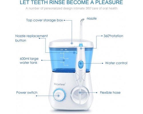 TUREWELL Oral Irigator FC165 (Λευκό)