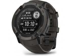 Garmin Instinct 2X Solar 50mm Αδιάβροχο Smartwatch με Παλμογράφο (Graphite)