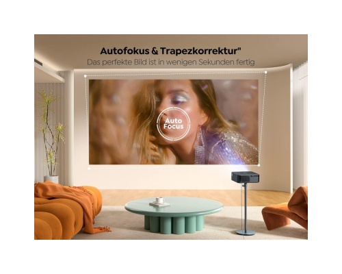 Yaber K2s Projector Full HD με Wi-Fi και Ενσωματωμένα Ηχεία Γκρι