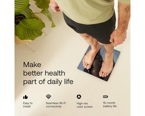 Withings Body Smart Ζυγαριά με Λιπομετρητή σε Λευκό χρώμα