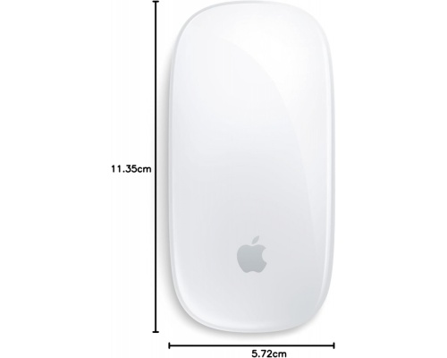 Apple Magic Mouse Ασύρματο Bluetooth Ποντίκι Λευκό (USB-C σε Lightning)