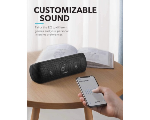 Soundcore by Anker Motion+ Αδιάβροχο Ηχείο Bluetooth 30W με Διάρκεια Μπαταρίας έως 12 ώρες Μαύρο