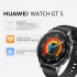 Huawei Watch GT 5 Stainless Steel 46mm Αδιάβροχο με Παλμογράφο (Μαύρο)