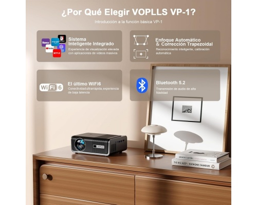 VOPLLS VP-1 Smart Projector Λάμπας LED